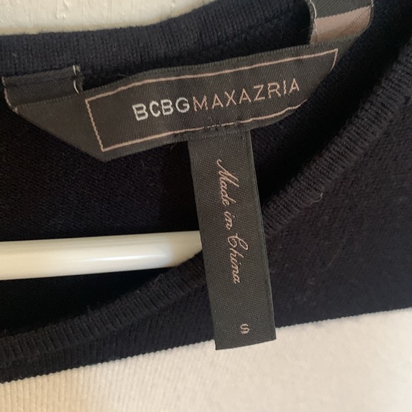 BCBG Black and White Striped Dress - Picture 3 of 8